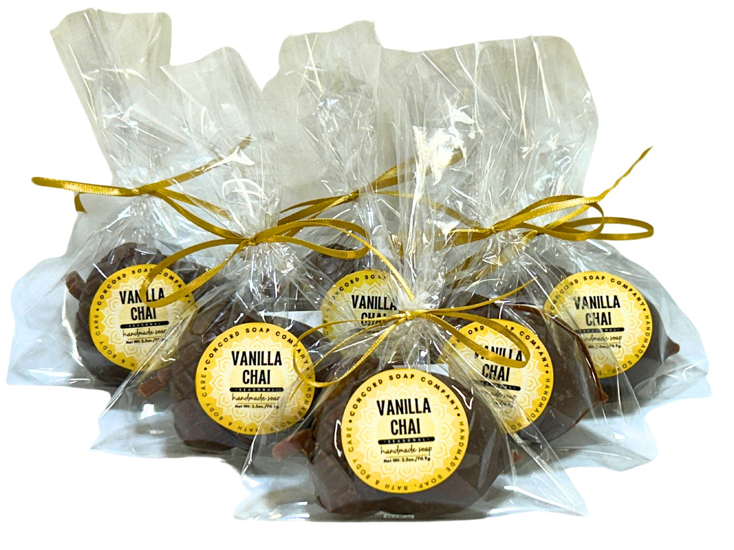 Vanilla Chai Natural Soap Bar – Vegan Cold Process, Hydrating, Gourmand, Seasonal, acorn shape, 2.5 oz