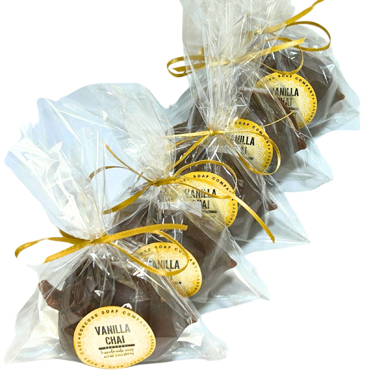 Vanilla Chai Natural Soap Bar – Vegan Cold Process, Hydrating, Gourmand, Seasonal, acorn shape, 2.5 oz