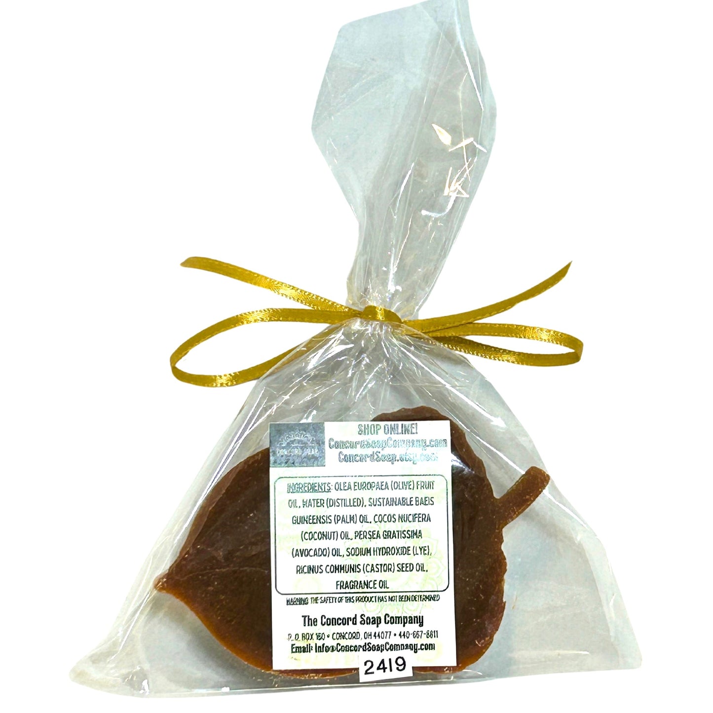 Vanilla Chai Natural Soap Bar – Vegan Cold Process, Hydrating, Gourmand, Seasonal, acorn shape, 2.5 oz