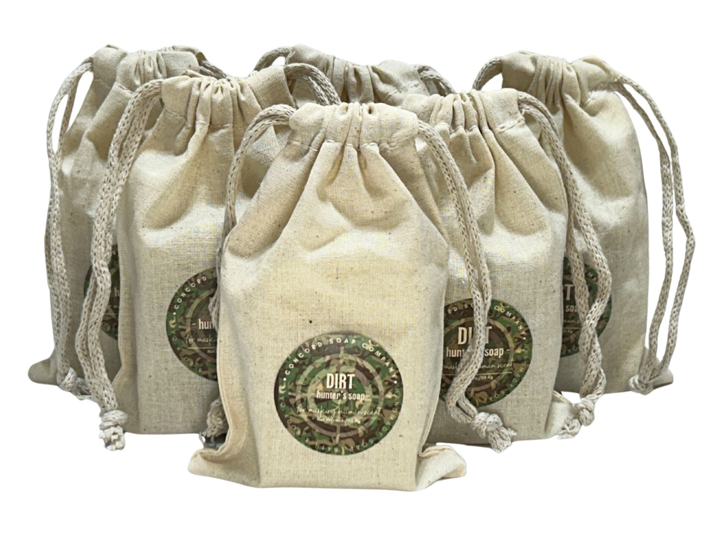 Hunter Natural Soap Bar – Vegan Cold Process, Cleansing, Dirt Fragrance for Masking Human Scent, 4 oz