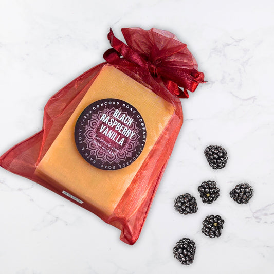 NEW Black Raspberry Vanilla Vegan Soap Bar – Handmade Cold Process, Everyday Luxury, Fruity, Moisturizing, 4 oz
