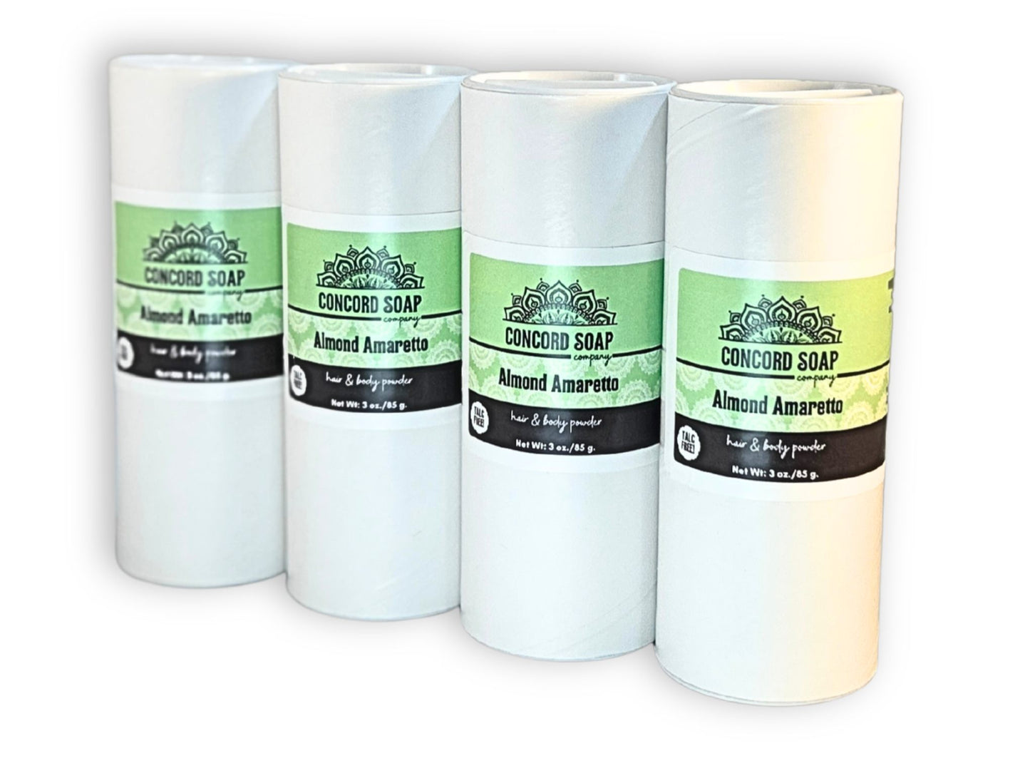 Almond Amaretto Handmade Hair and Body Powder - talc free