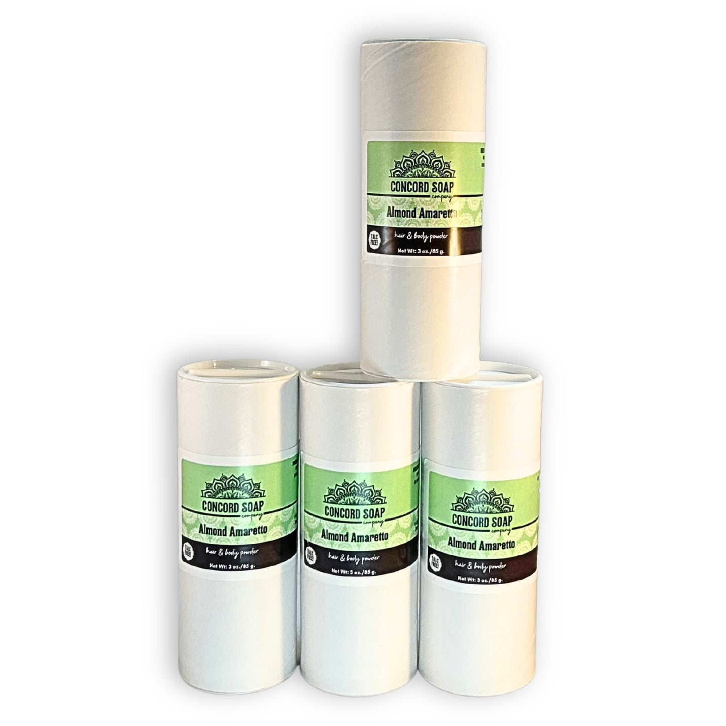 Almond Amaretto Handmade Hair and Body Powder - talc free