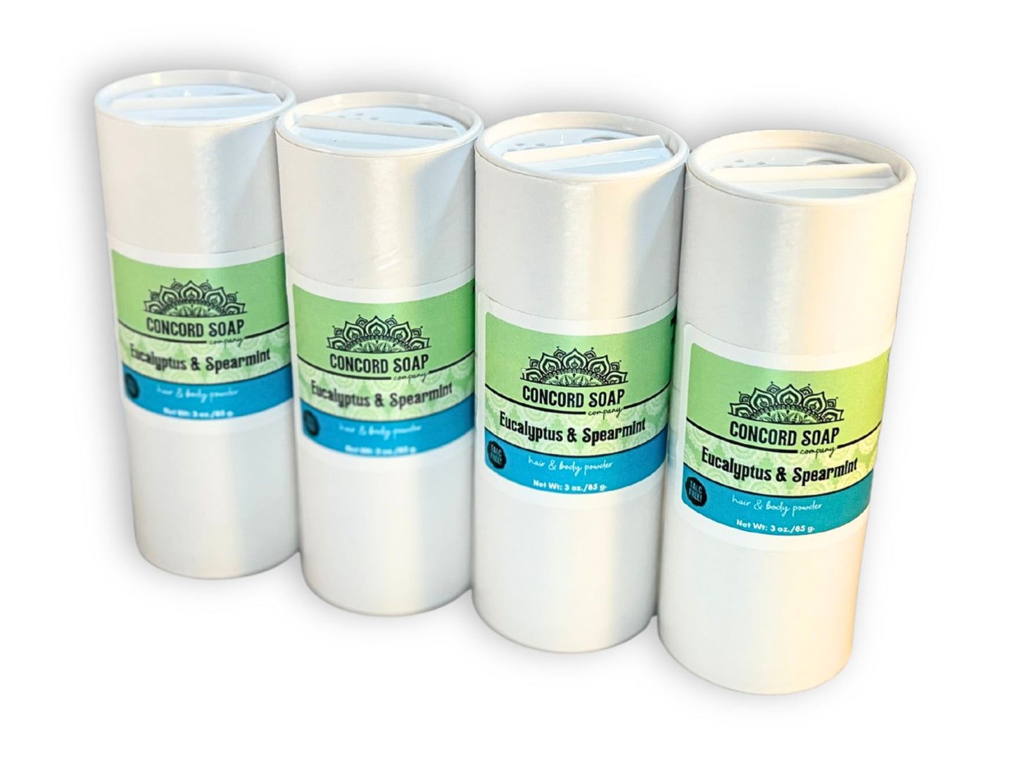 Eucalyptus & Spearmint Handmade Hair and Body Powder - talc free
