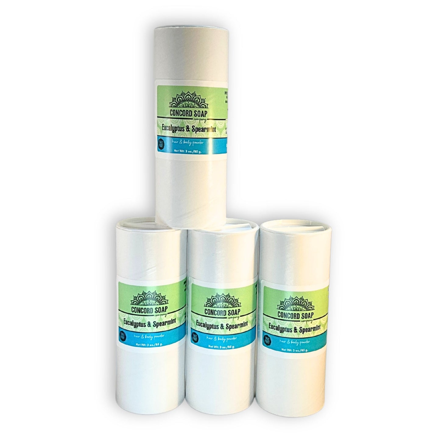 Eucalyptus & Spearmint Handmade Hair and Body Powder - talc free
