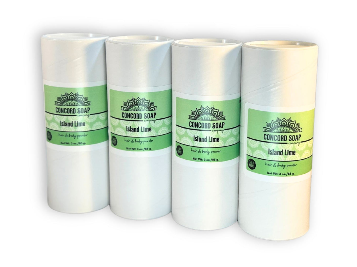 Island Lime Handmade Hair and Body Powder - talc free