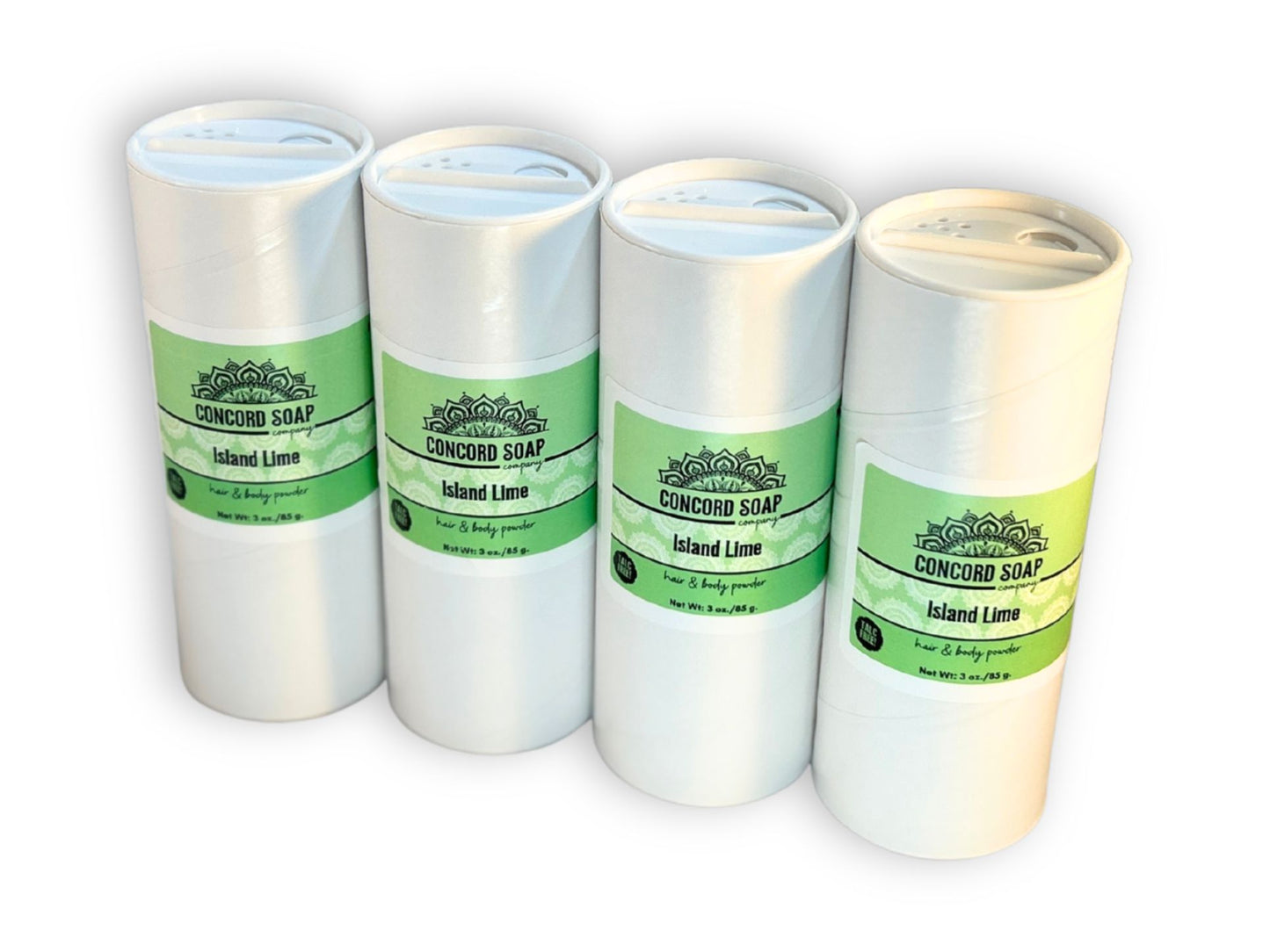 Island Lime Handmade Hair and Body Powder - talc free