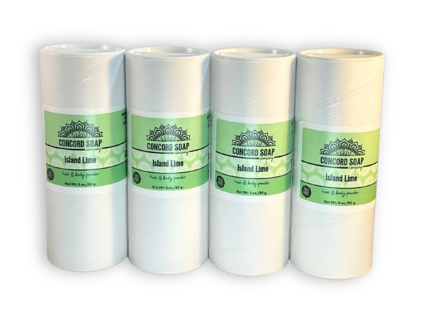 Island Lime Handmade Hair and Body Powder - talc free