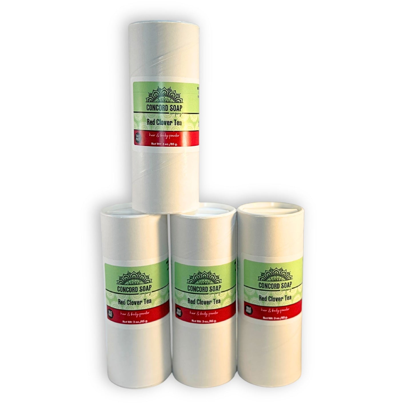 Red Clover Tea Handmade Hair and Body Powder - talc free