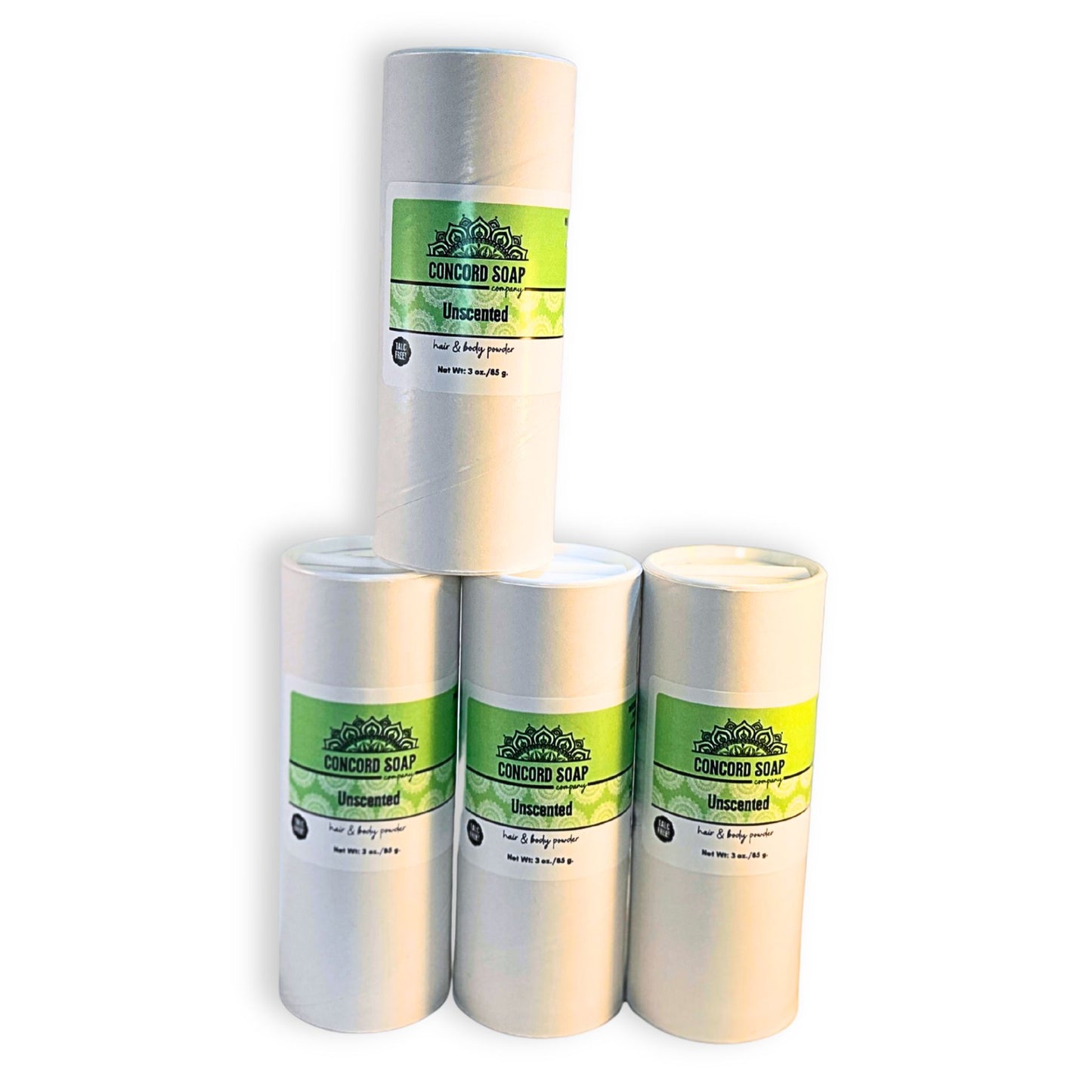 NEW Unscented Handmade Hair and Body Powder - talc free