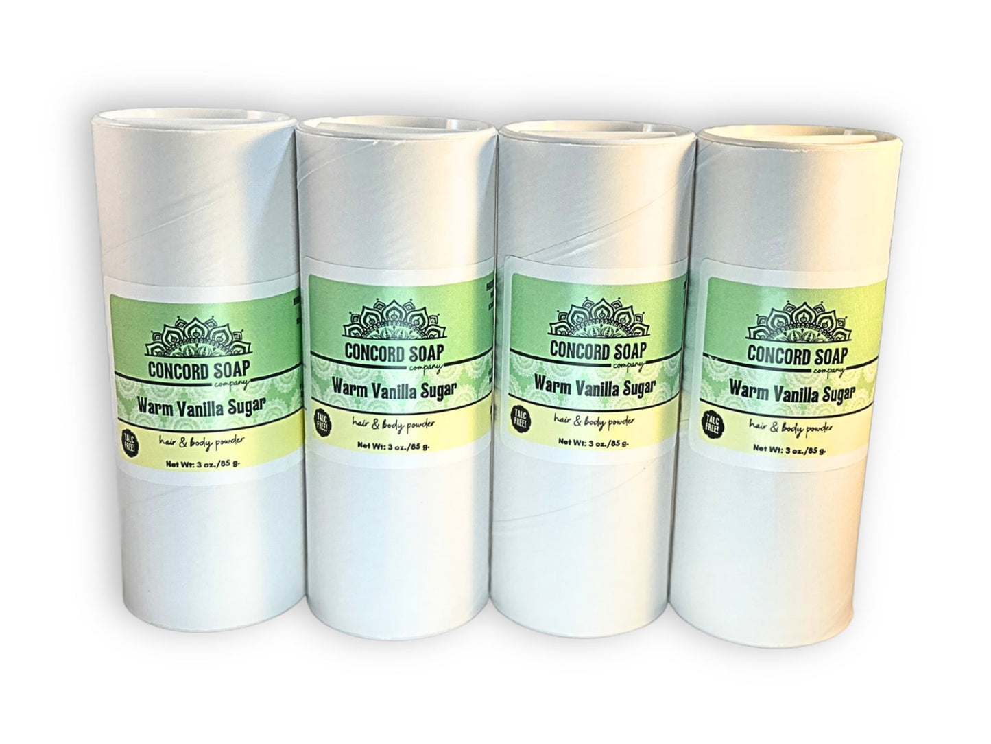 Warm Vanilla Sugar Handmade Hair and Body Powder - talc free