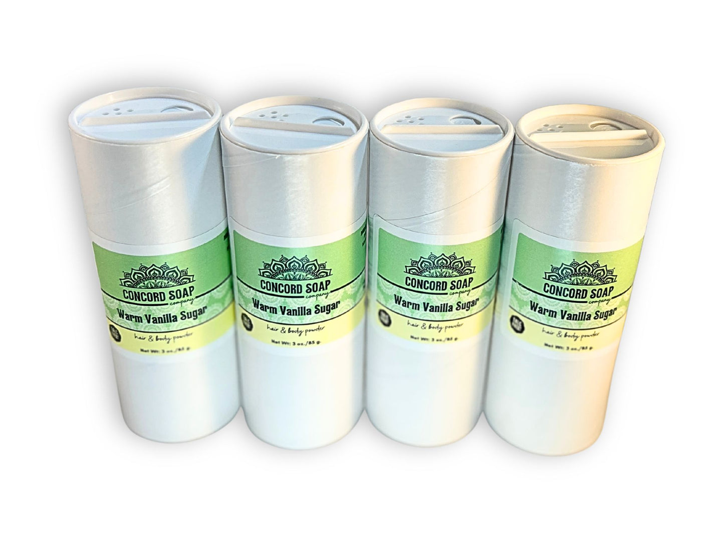 Warm Vanilla Sugar Handmade Hair and Body Powder - talc free