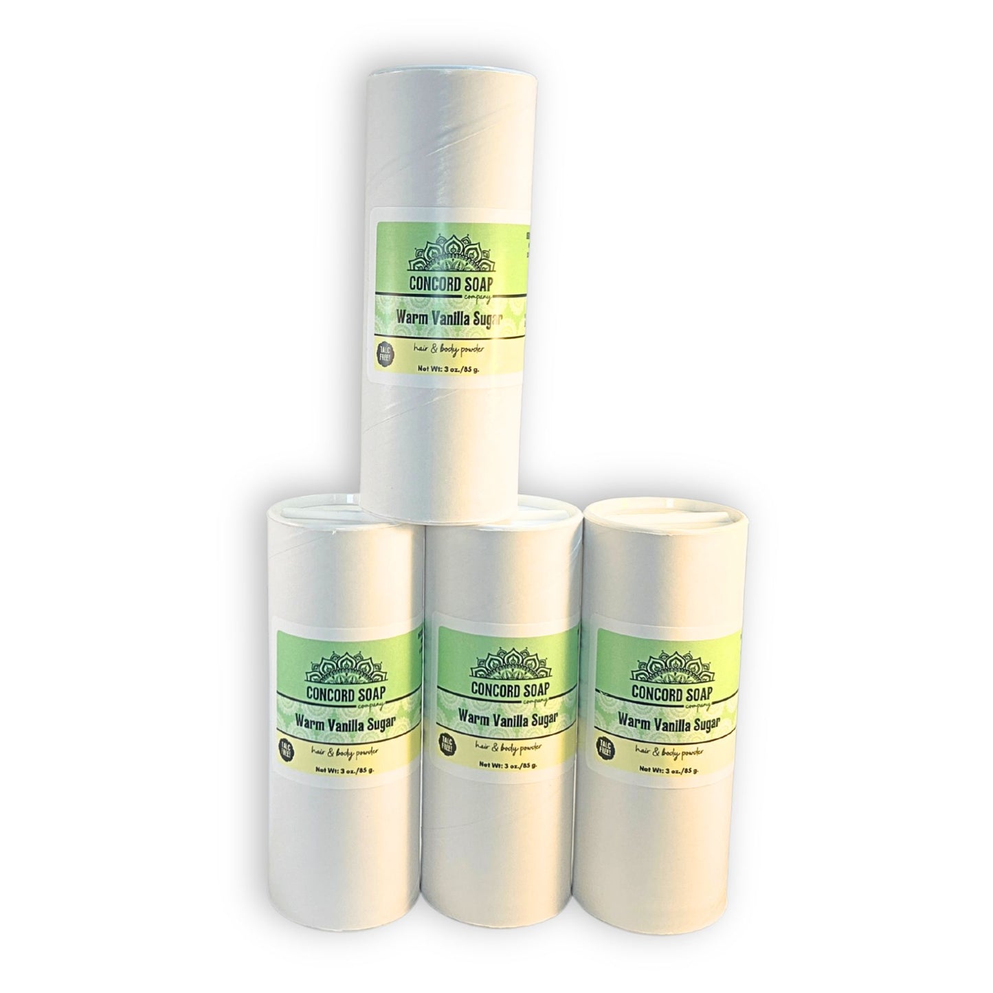 Warm Vanilla Sugar Handmade Hair and Body Powder - talc free