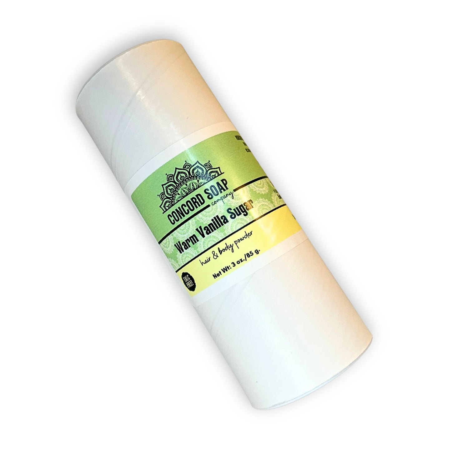 Warm Vanilla Sugar Handmade Hair and Body Powder - talc free
