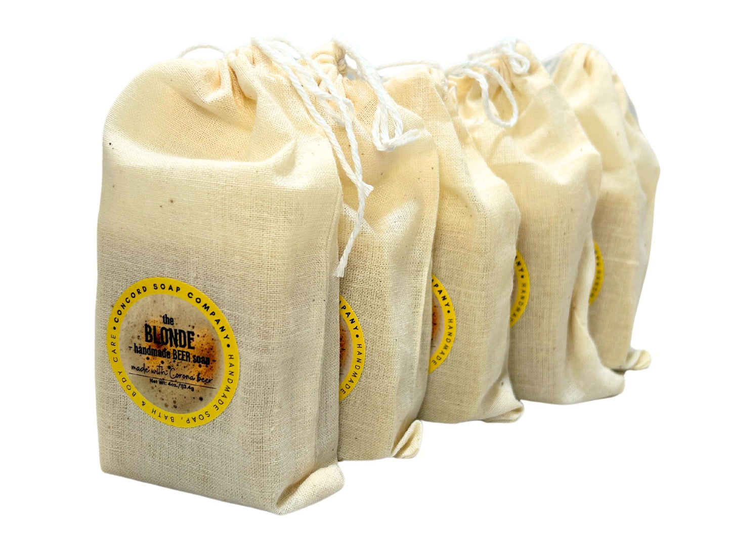 Blonde BEER Soap Bar – Made with Corona, Handmade Cold Process, Natural Comfy Home Scent, 4 oz