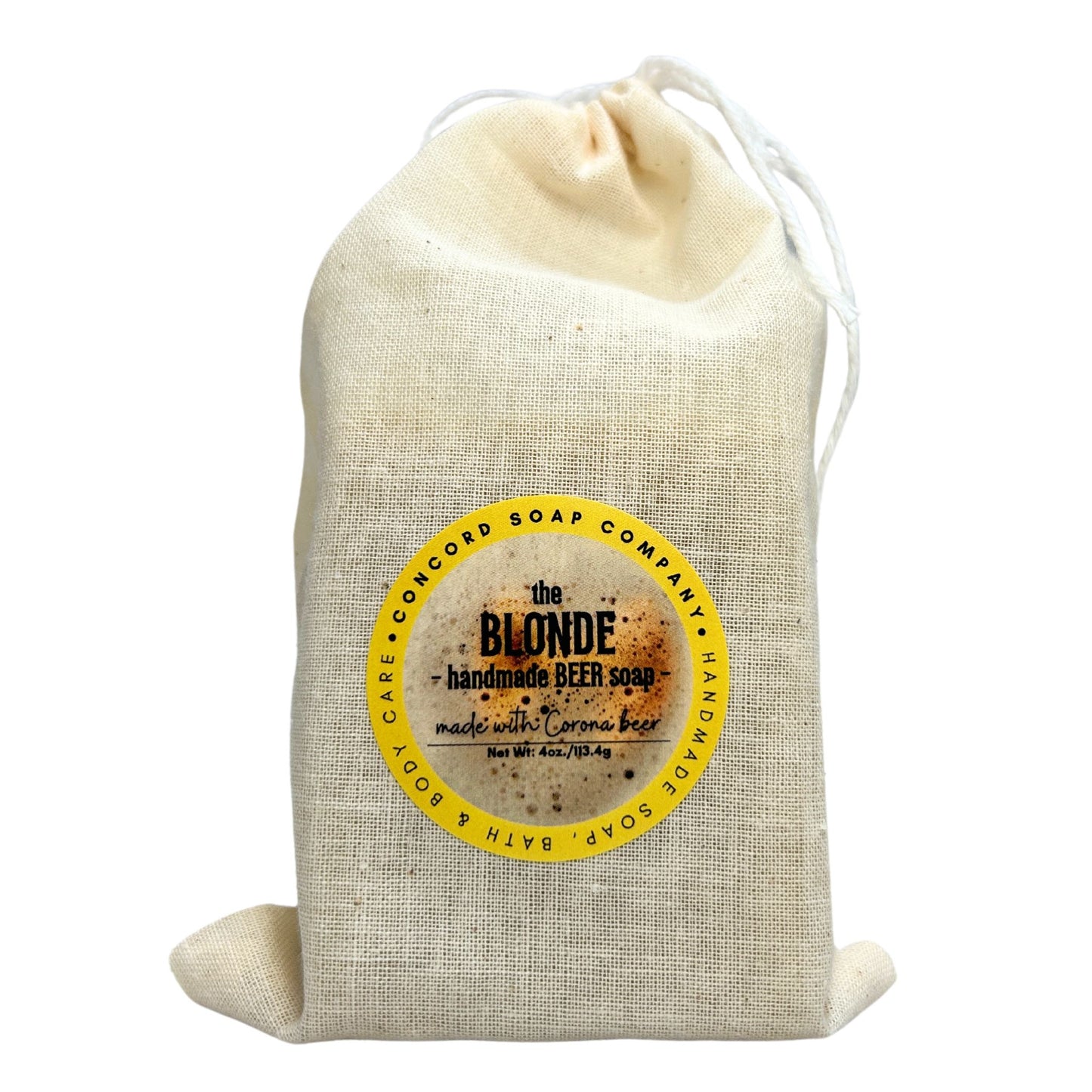 Blonde BEER Soap Bar – Made with Corona, Handmade Cold Process, Natural Comfy Home Scent, 4 oz