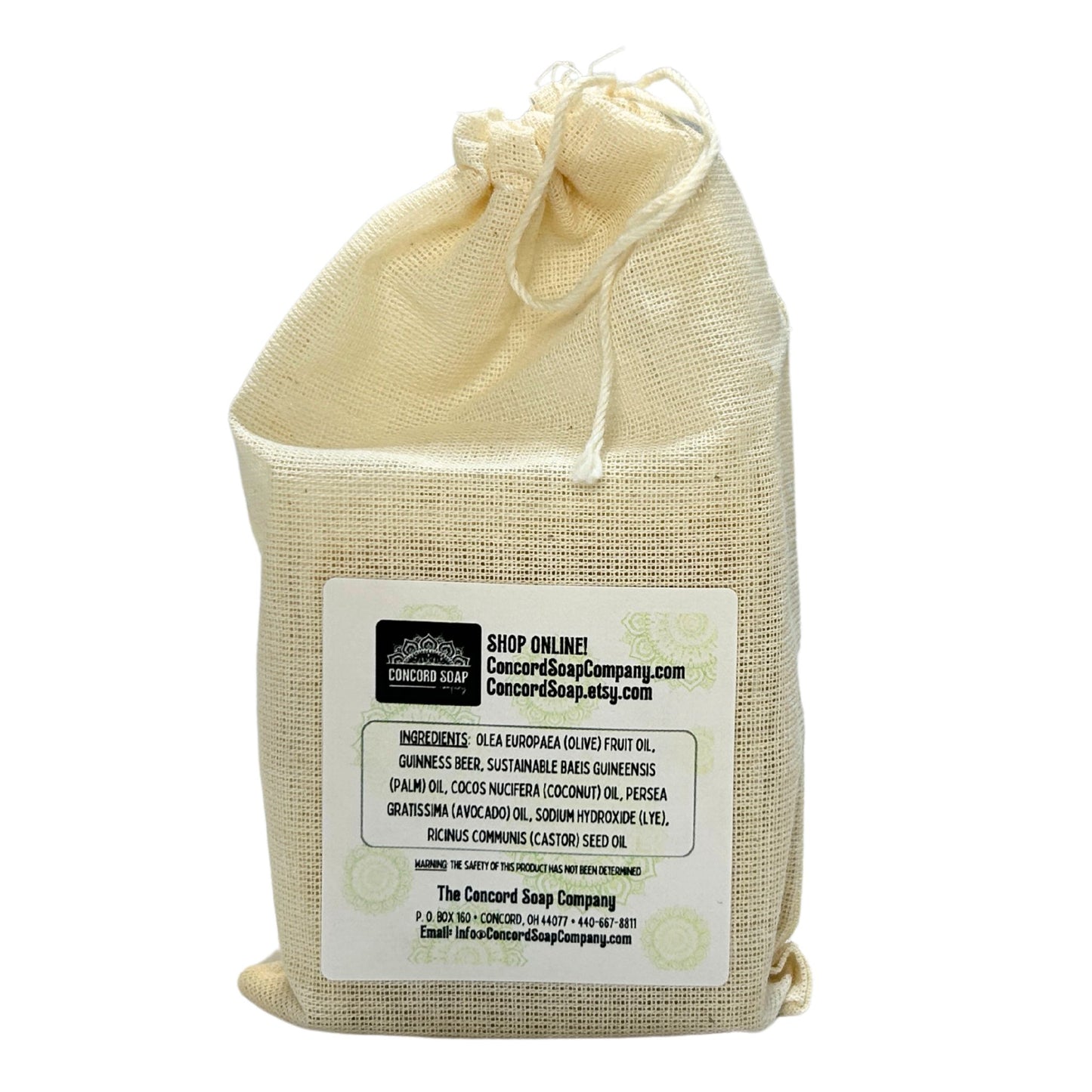 Brunette BEER Natural Soap Bar – Made with Guinness, Vegan Cold Process, Conditioning, Warm & Cozy Scent, 4 oz