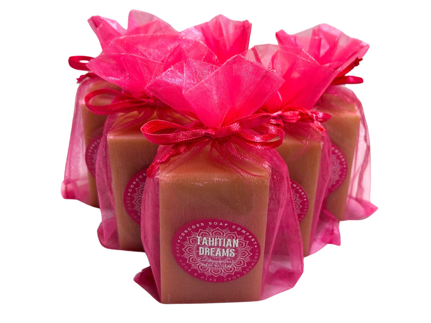 Tahitian Dreams Vegan Soap Bar – Handmade Cold Process, Everyday Luxury, Exotic Scent, 4 oz