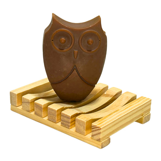 Pistachio Macaron Owl Handmade Soap – Natural Cold Process Bar, Gourmand, Made with Sustainable Palm Oil, 3 oz