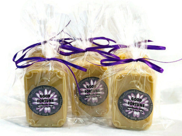 Good Fortune Tarot Card Soap Bar – Handmade Cold Process, Natural Vegan Skincare, Floral Japanese Cherry Blossom Scent, 3.5 oz