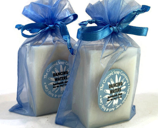 Dancing Waters Natural Soap Bar – Handmade Vegan Cold Process, Clean Invigorating Scent, 4 oz