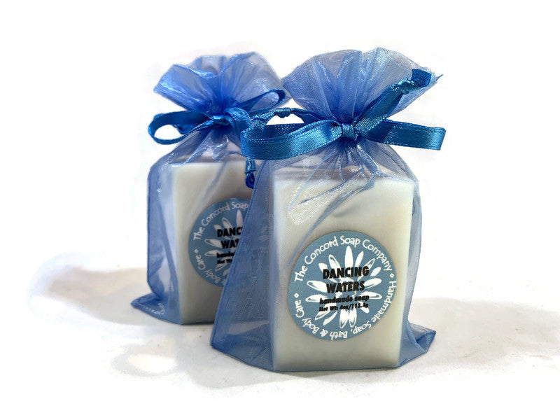 Dancing Waters Natural Soap Bar – Handmade Vegan Cold Process, Clean Invigorating Scent, 4 oz