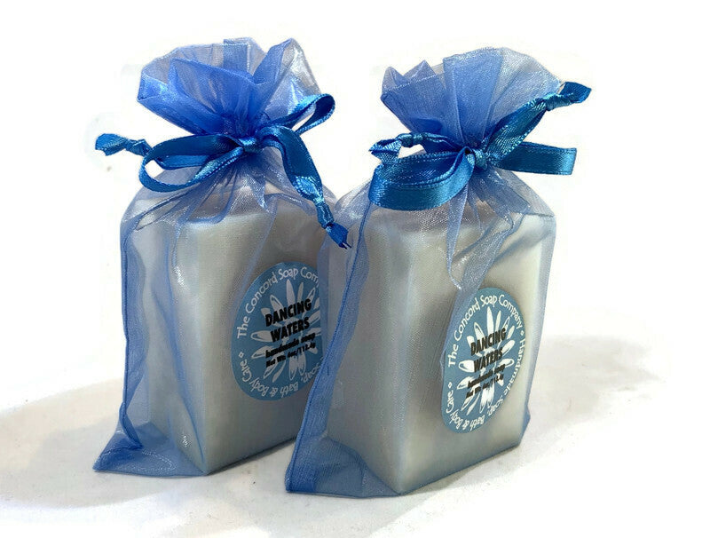 Dancing Waters Natural Soap Bar – Handmade Vegan Cold Process, Clean Invigorating Scent, 4 oz