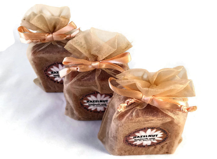 Hazelnut Soap Bar – Handmade Cold Process, Natural Vegan Skincare, Gourmand, Coffee Lover Gift, 4 oz