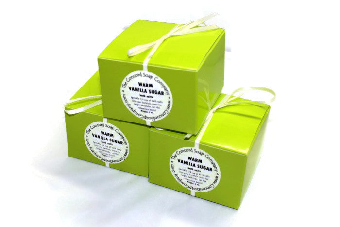 Warm Vanilla Sugar Handmade Bath Salts, 5oz