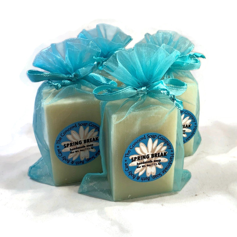 Spring Break Handmade Cold Process Soap Bar, 4oz