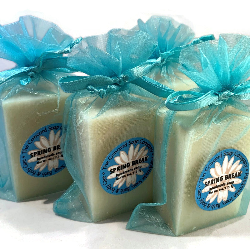 Spring Break Handmade Cold Process Soap Bar, 4oz