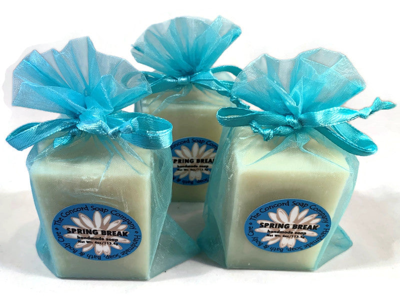 Spring Break Handmade Cold Process Soap Bar, 4oz