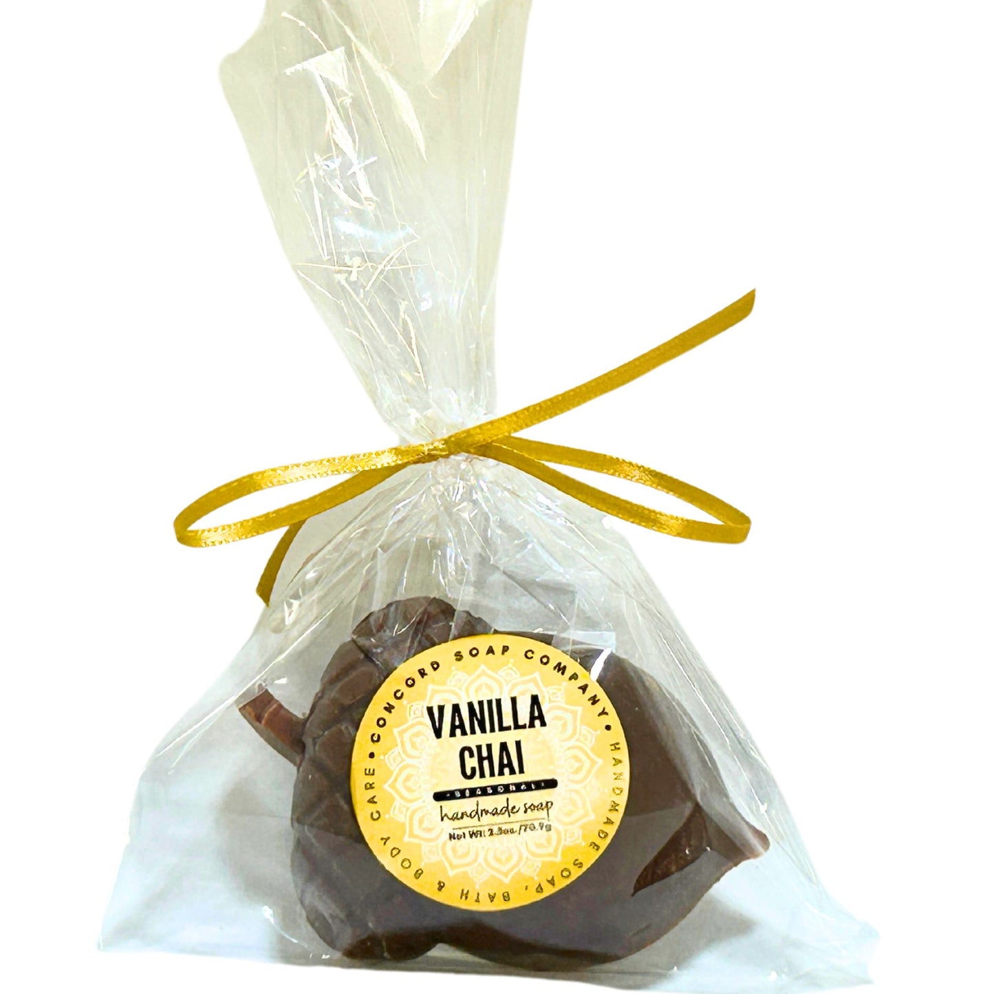 NEW Vanilla Chai Handmade Cold Process Soap Bar, 2.5 oz - cute acorn shape