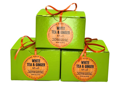 NEW White Tea & Ginger Handmade Bath Salts 5oz