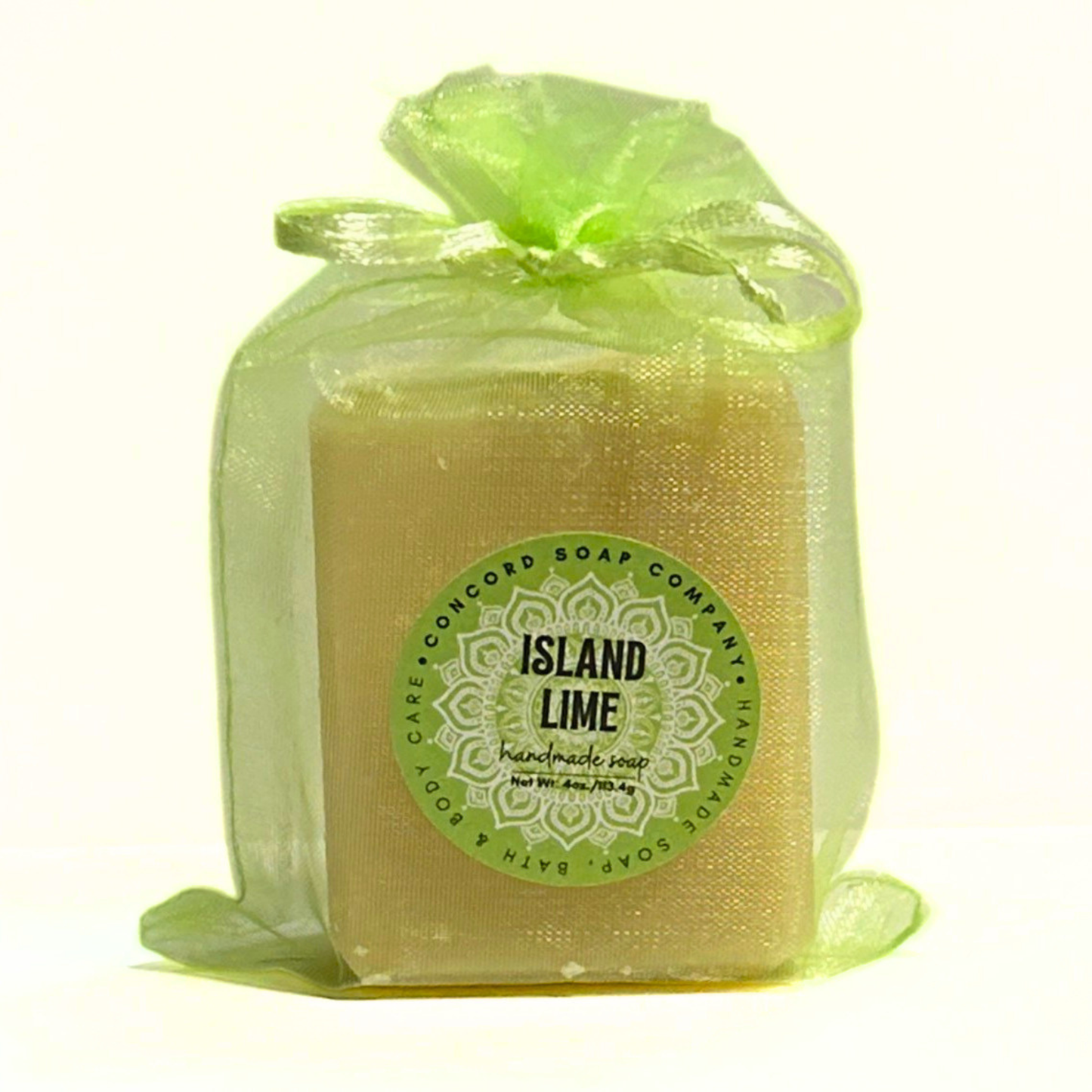 Island Lime Vegan Soap Bar – Handmade Cold Process, Everyday Luxury, Citrusy, 4 oz