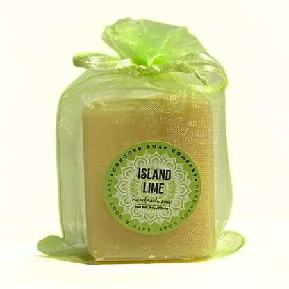 Island Lime Vegan Soap Bar – Handmade Cold Process, Everyday Luxury, Citrusy, 4 oz