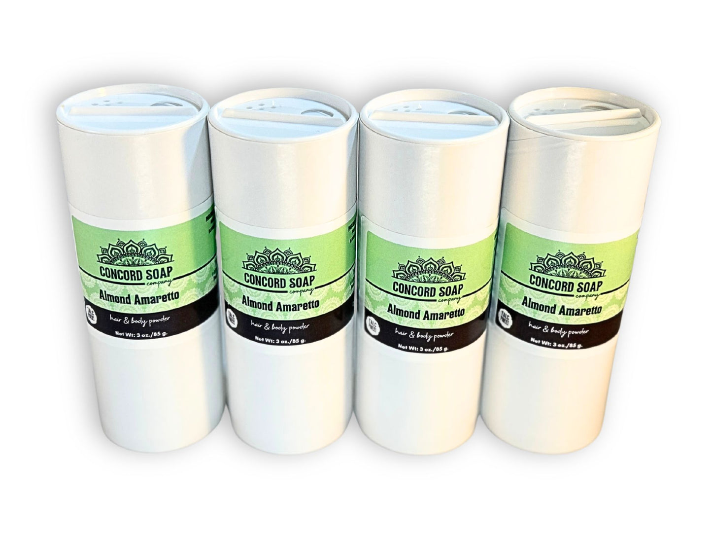 Almond Amaretto Handmade Hair and Body Powder - talc free