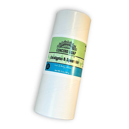Eucalyptus & Spearmint Handmade Hair and Body Powder - talc free