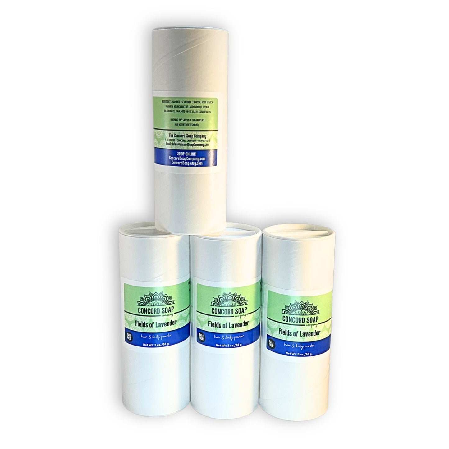 Fields of Lavender Handmade Hair and Body Powder - talc free