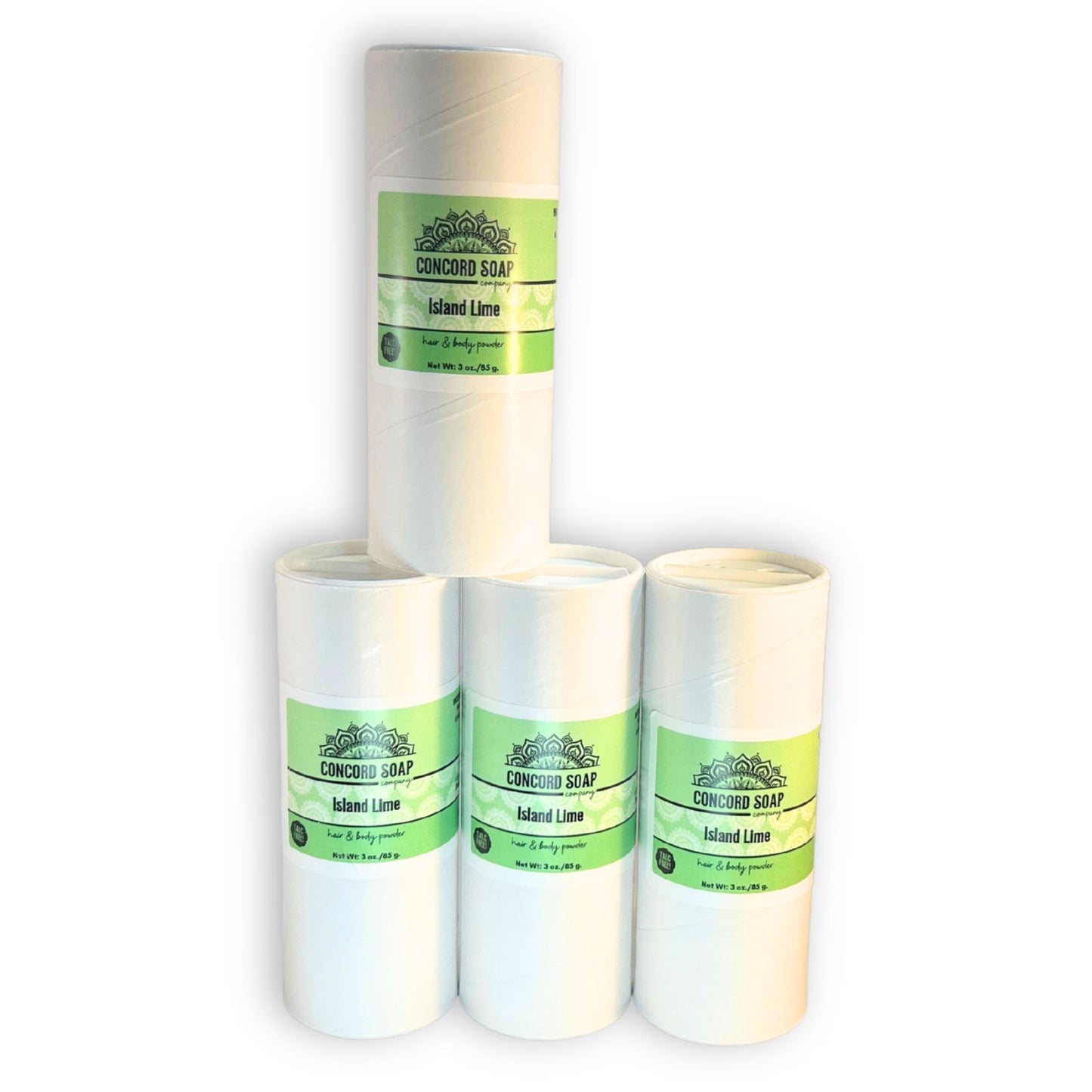 Island Lime Handmade Hair and Body Powder - talc free