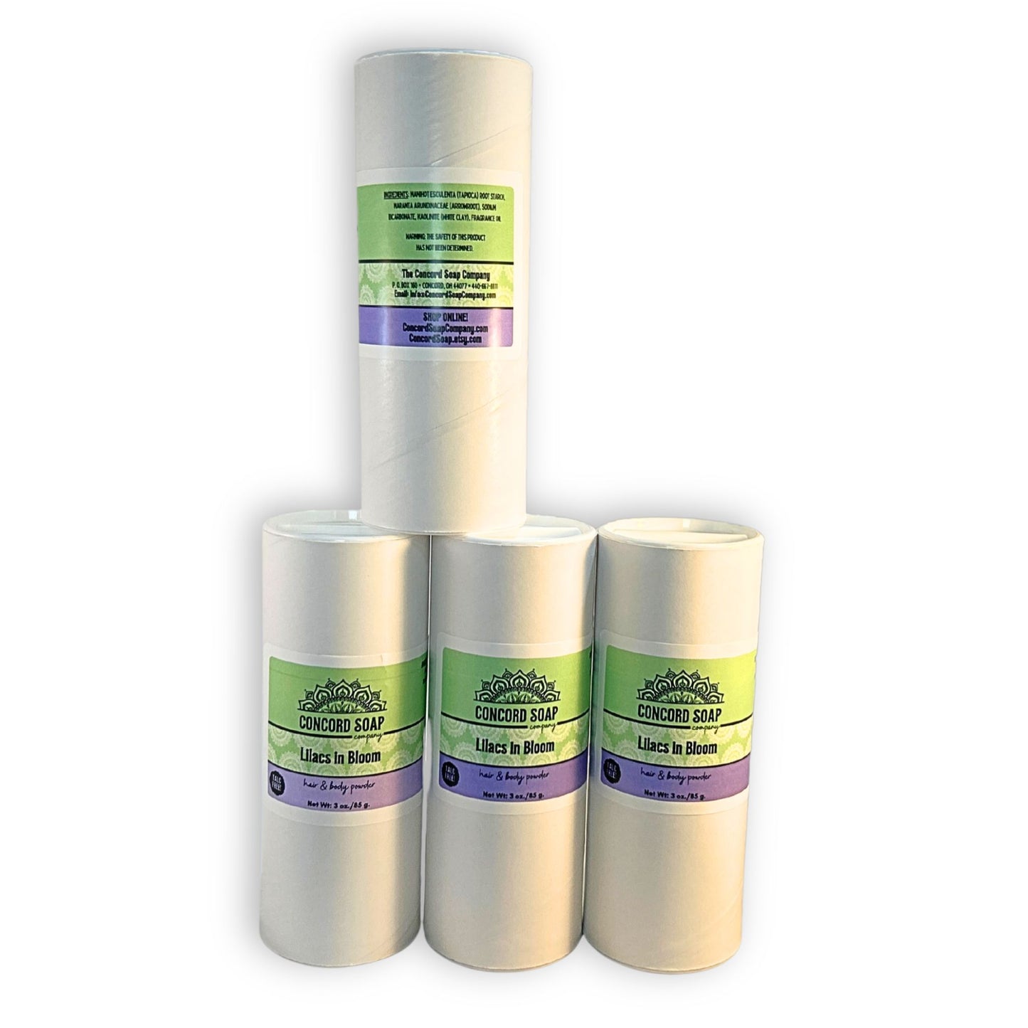 Lilacs in Bloom Handmade Hair and Body Powder - talc free
