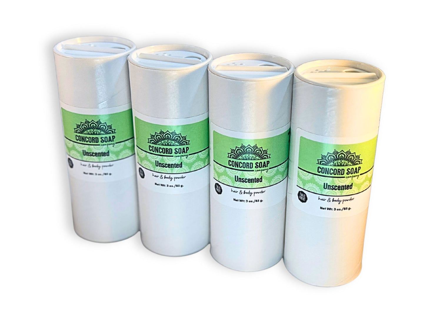 NEW Unscented Handmade Hair and Body Powder - talc free