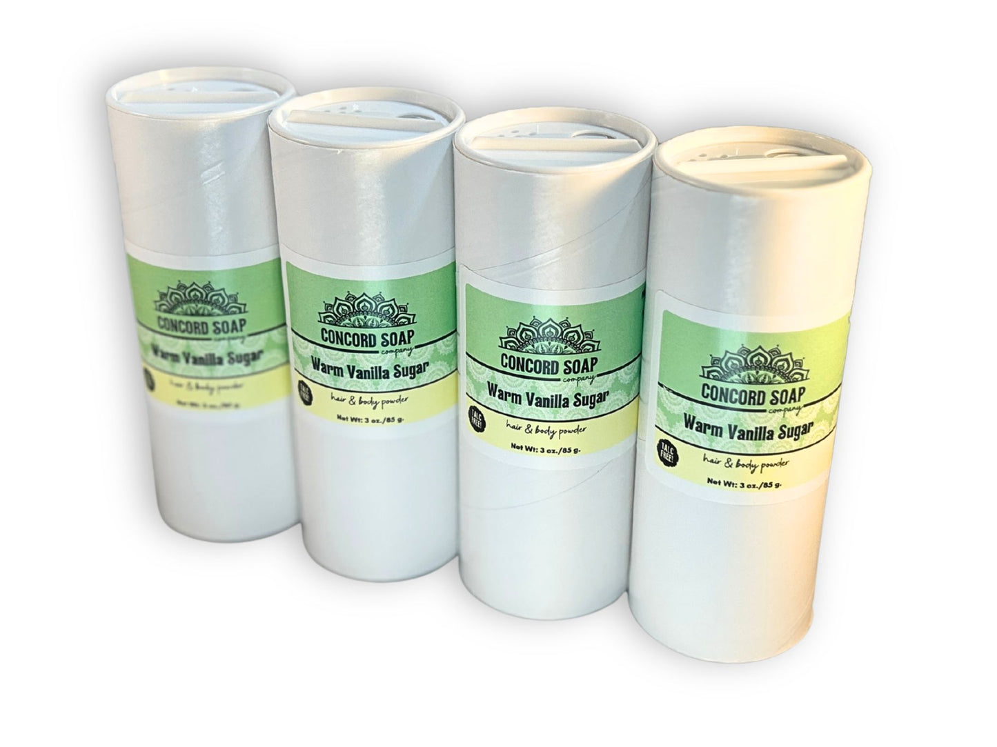 Warm Vanilla Sugar Handmade Hair and Body Powder - talc free