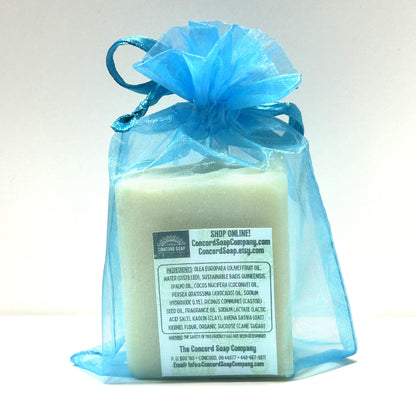 Eucalyptus and Spearmint Handmade Soap – Natural Cold Process Bar, Hydrating, Invigorating Minty Scent, Unisex Vegan Gift, 4 oz