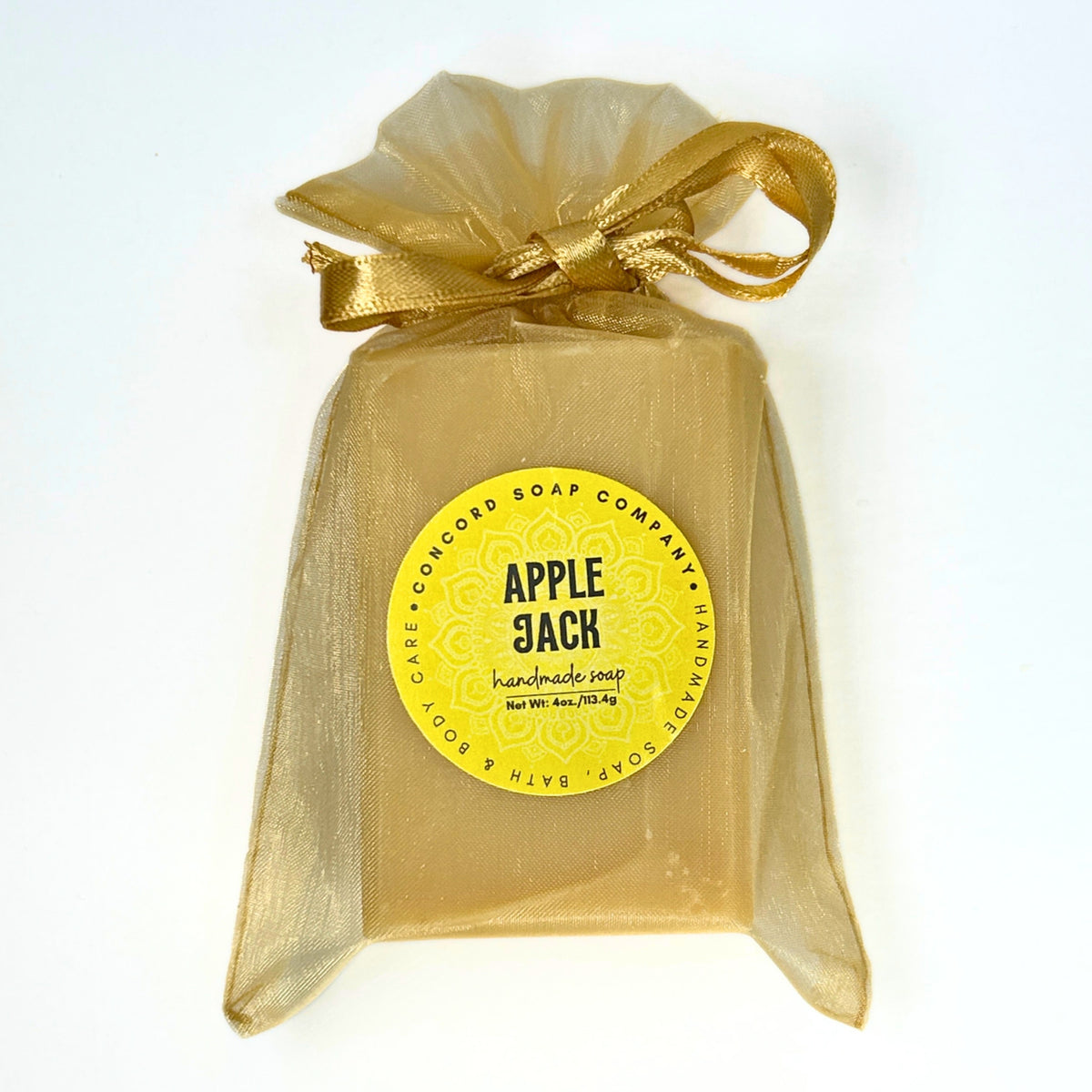 Apple Jack Soap Bar – Handmade Cold Process, Natural Vegan Skincare, Cinnamon Spice, 4 oz