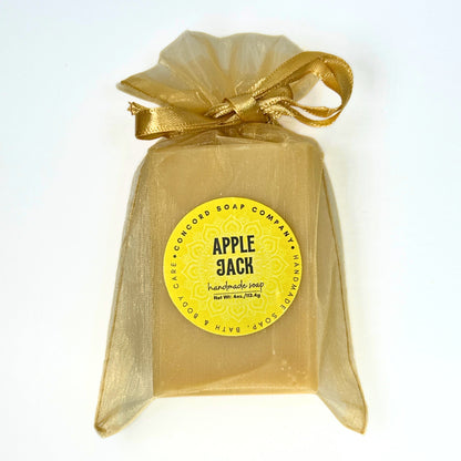 Apple Jack Soap Bar – Handmade Cold Process, Natural Vegan Skincare, Cinnamon Spice, 4 oz