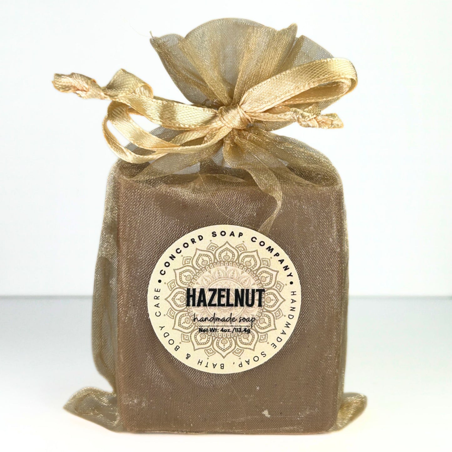 Hazelnut Soap Bar – Now Made with Coconut Milk, Handmade Cold Process, Natural Vegan Skincare, Gourmand, Coffee Lover Gift, 4 oz