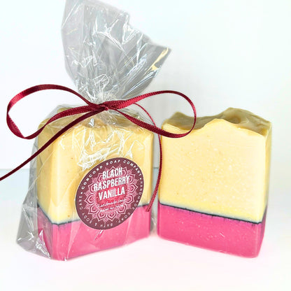 NEW Black Raspberry Vanilla Vegan Soap Bar – Handmade Cold Process, Everyday Luxury, Fruity, Moisturizing, 4 oz