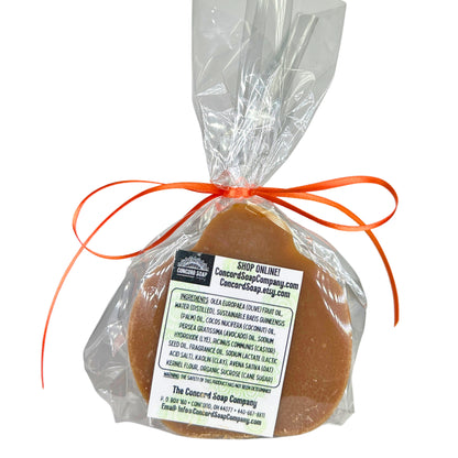 Pumpkin Spice Soap Bar – Pumpkin Shaped Cold Process Soap, Cinnamon Fall Scent, 3 oz