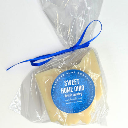Sweet Home Ohio Soap Bar – Handmade State of Ohio Shaped Soap, Natural Vegan Cold Process, Assorted Fragrances, Tourist Souvenir Gift, 2.5oz